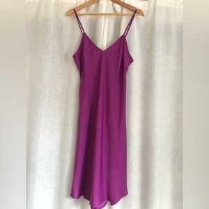 Slip dress purple